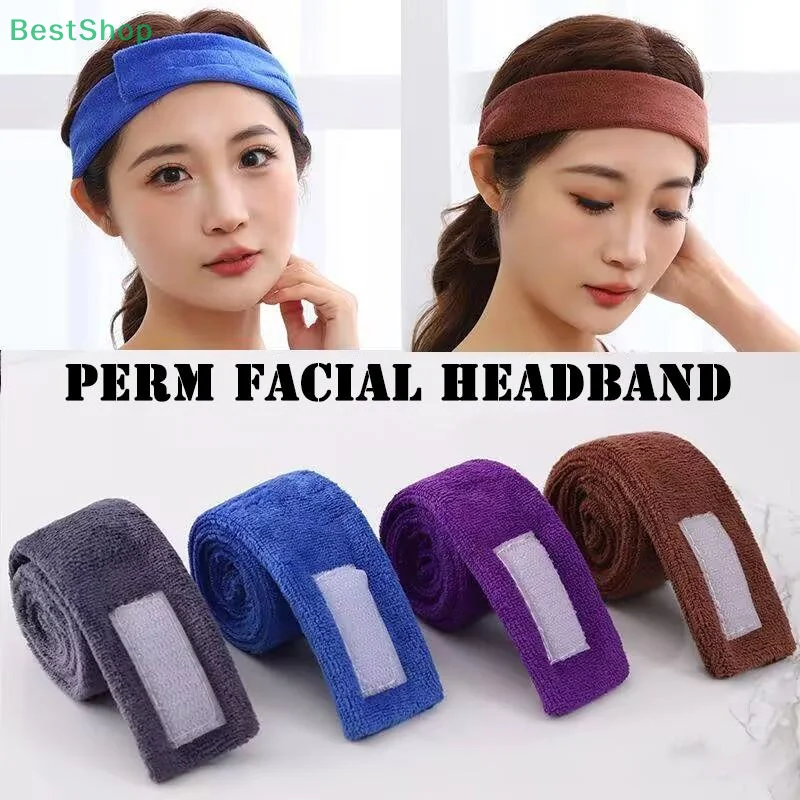 🍄Hairband For Hairstyling And Perming,Turban Headscarf,Salon Perm And Dye Absorbent Cotton Thickened Hairband