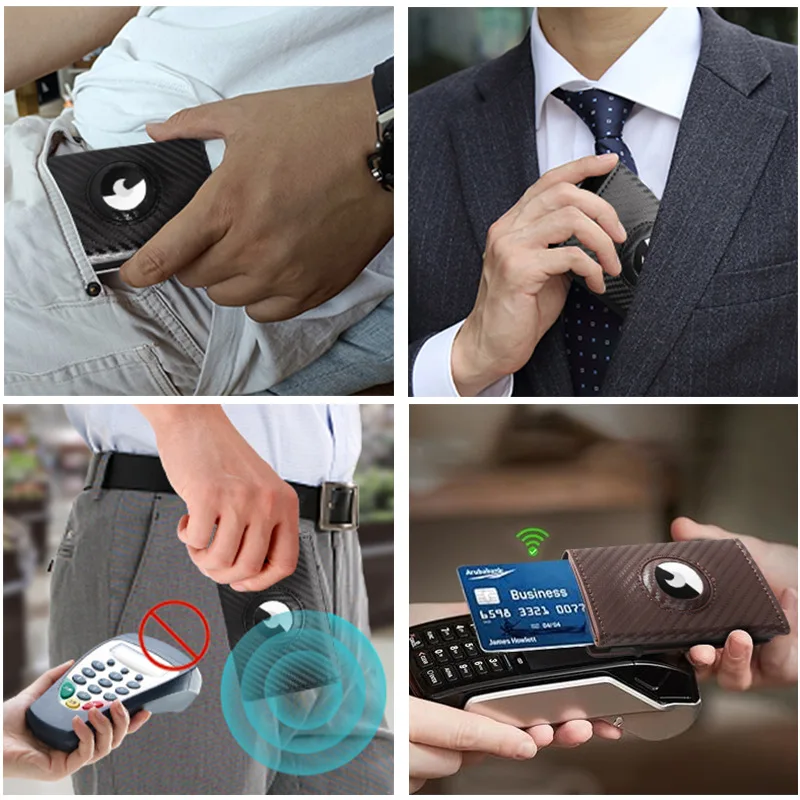 RFID large-capacity portable men's wallet, anti-demagnetization and anti-theft, multi-card position card bag
