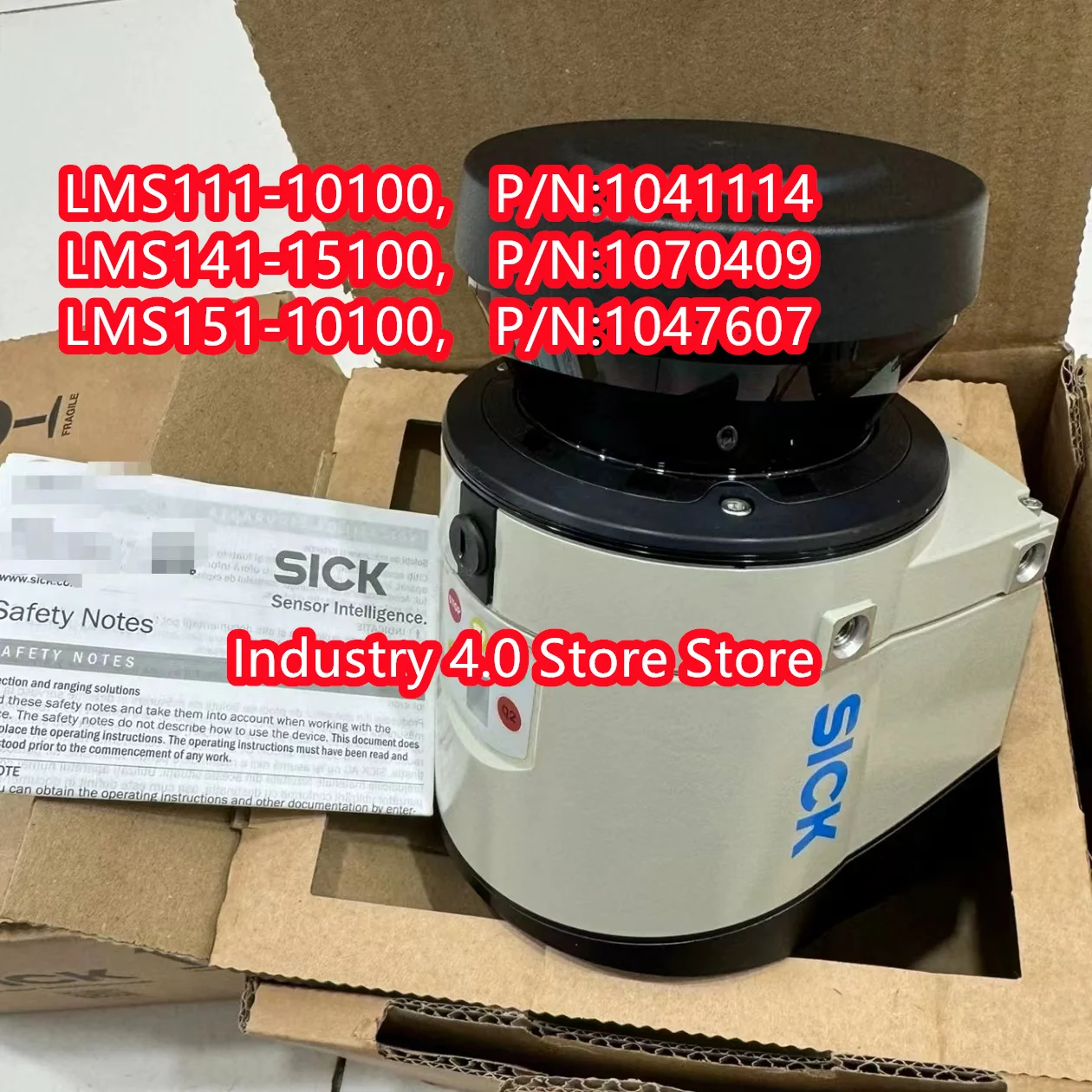 

LiDAR signs, LMS111-10100, P/N:1041114,original, в наличии