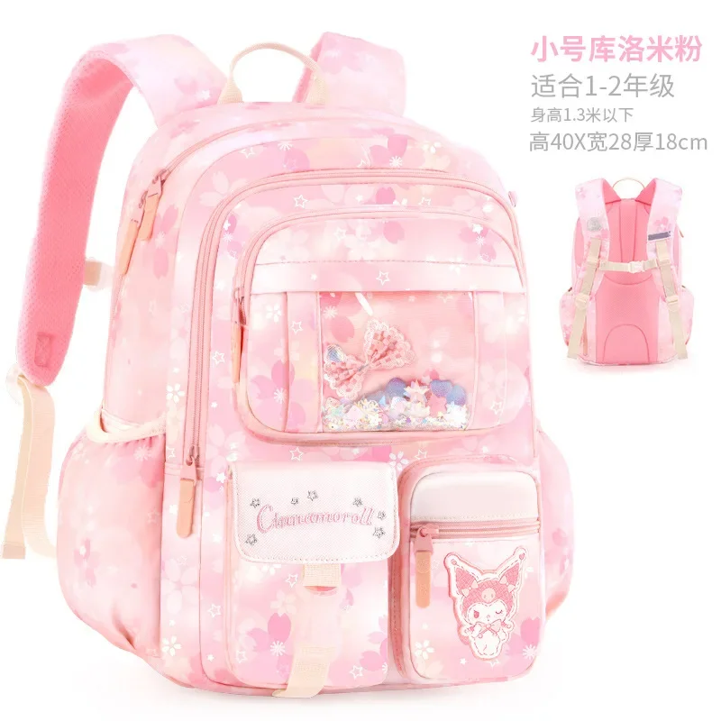 Sanrio Nieuwe Clow M Student Schooltas Cartoon Grote Capaciteit Ruggengraat Bescherming Kinderen Rugzak