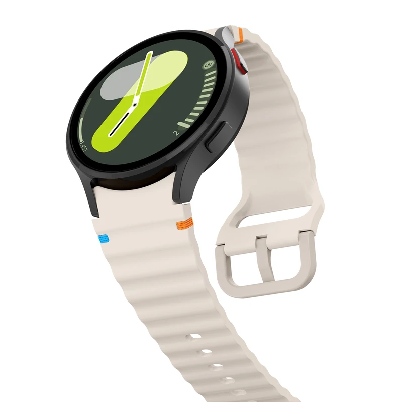 Original Band for Samsung Galaxy watch 7 6 5 4 44mm 40mm/FE/Pro/classic Silicone sport belt bracelet correa Galaxy watch 7 Strap