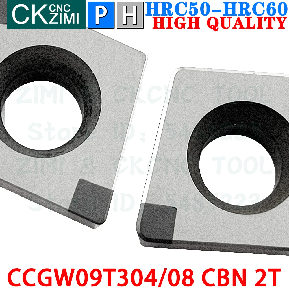 CCGW09T304 CBN 2T CCGW09T308 CBN 2T Boron Nitride Inserts Turning Inserts Tool CCGW CCGT CNC Metal Lathe Tool for Hardened Steel