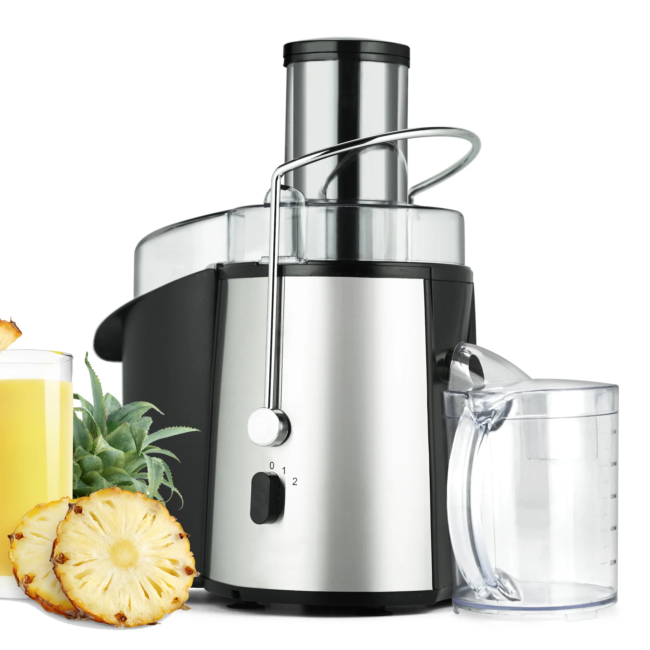High-quality household whole fruit juicer, powerful high-speed electric centralized citrus juicer