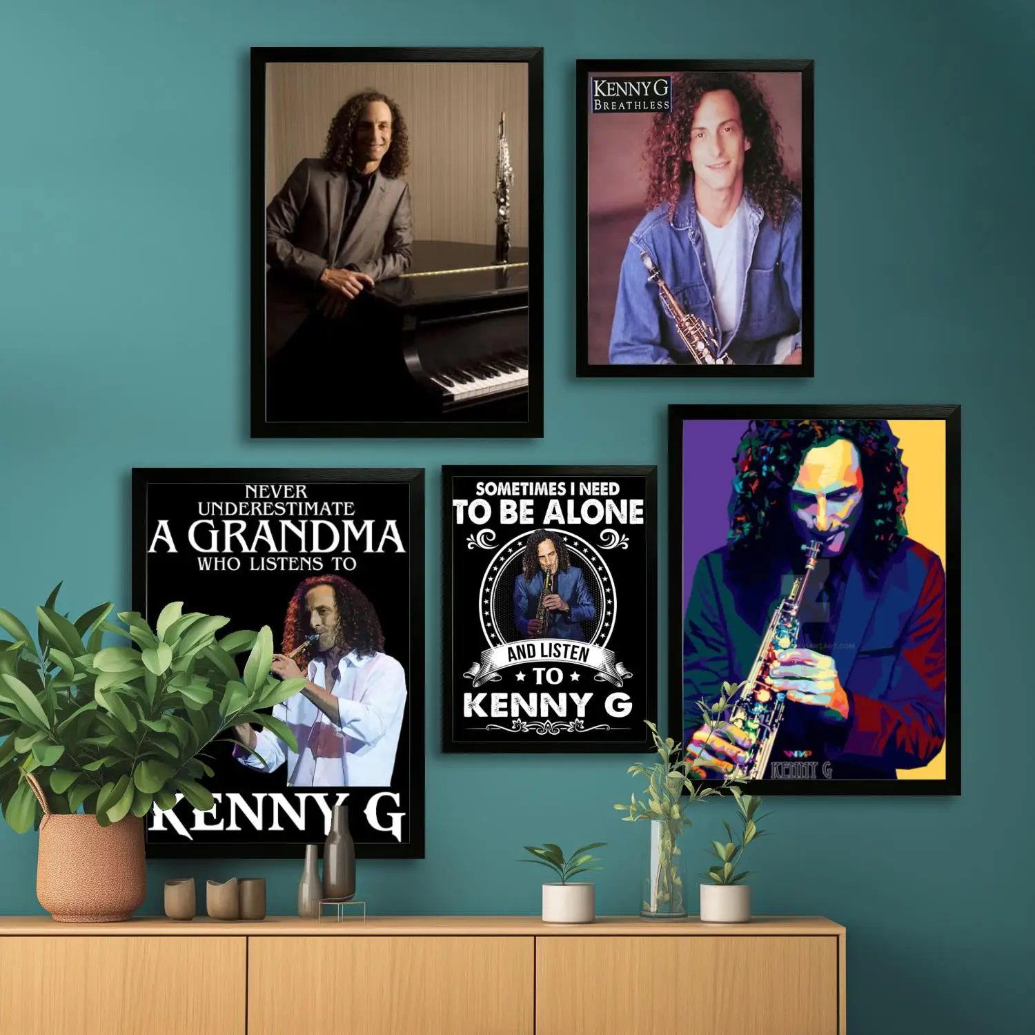 Kenny G Canvas Art Poster and Wall Art, Picture Print, Modern Family Bedroom Decor,Decorative painting