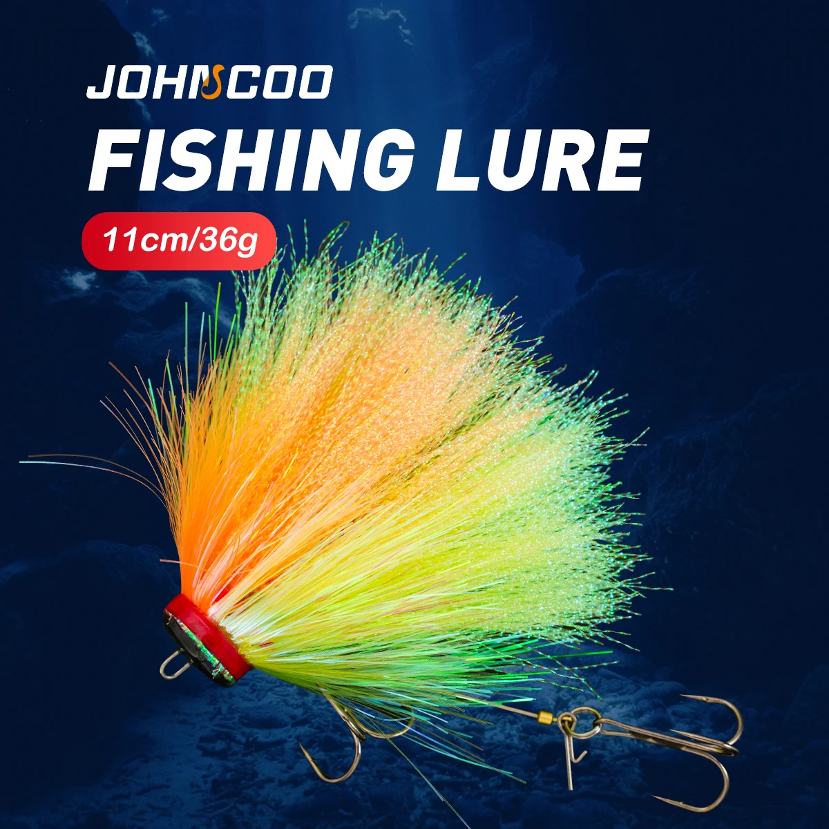 Leurre de pêche souple artificiel 11cm 36g, type souris, pour prédations, leurre nageur, lancer longue distance, pour brochet et black-bass