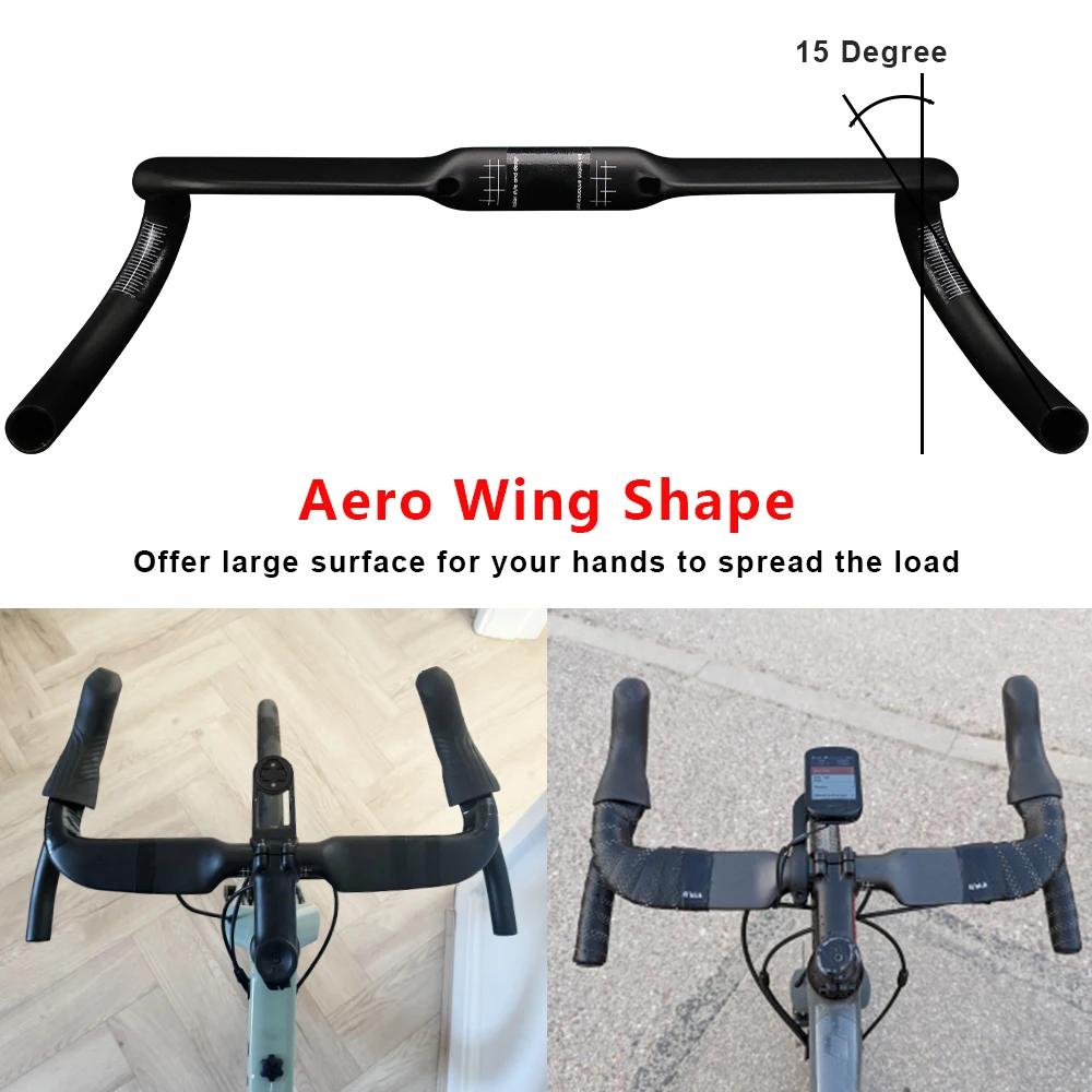 Manillar de bicicleta de grava, manillares de carretera de carbono de velocidad, RXL SL,31,8mm, enrutamiento interior, barra doblada de caída de bicicleta de carreras, 458/478/498mm