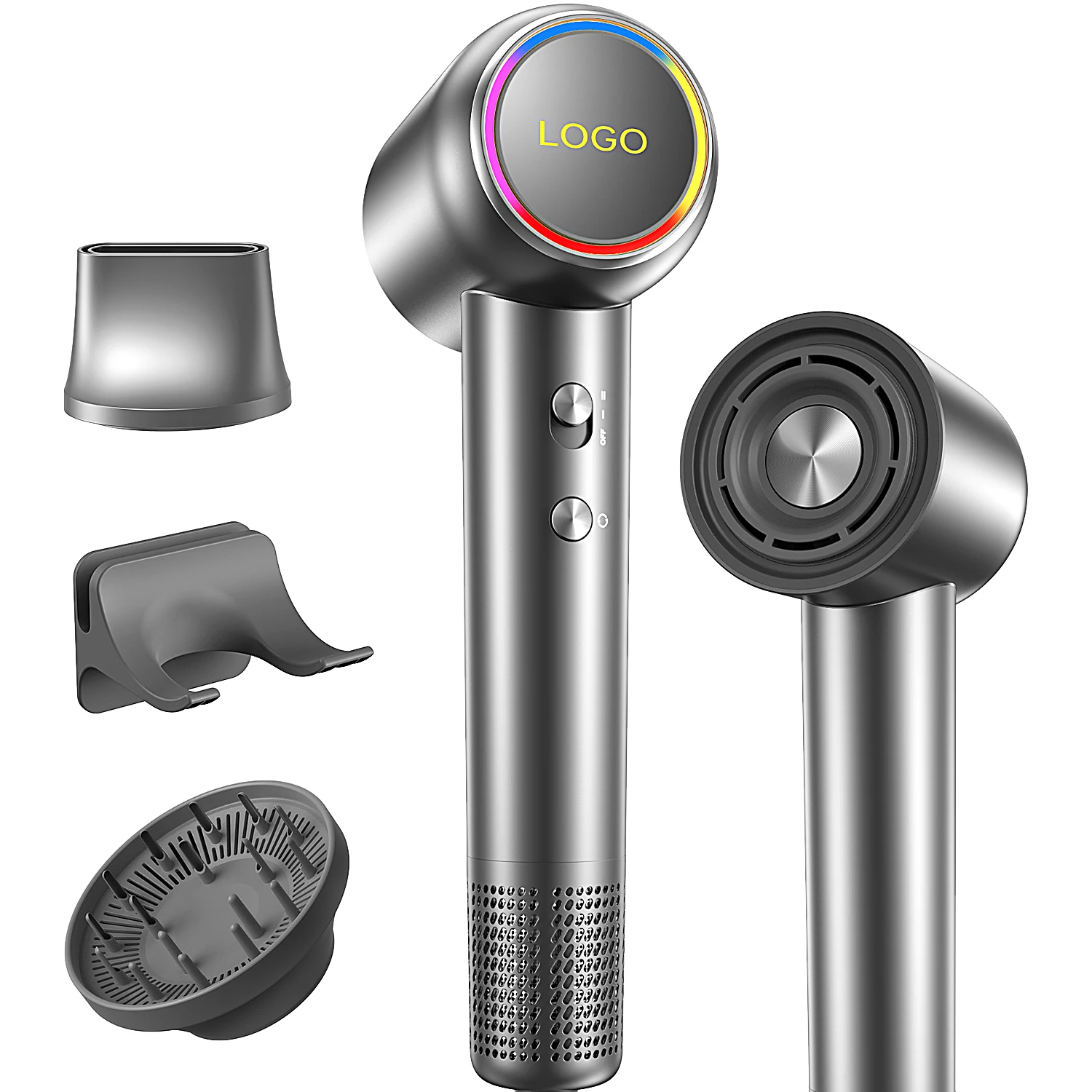 Ionic Hair Dryer 150000 RPM High Speed Negative Salon Blow Dryer Fast-Drying Low Noise Lightweight for Home Travel Hair Dryer