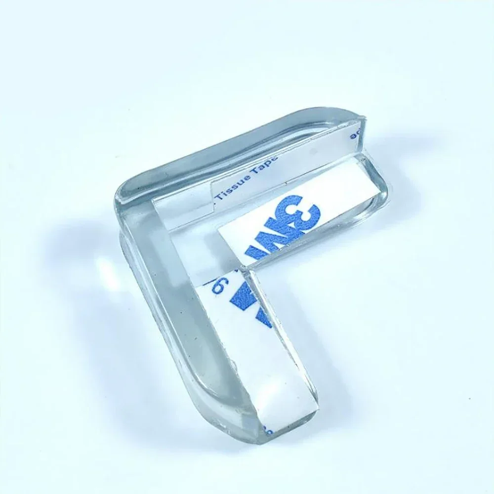 Silicone Anti-Collision Edge Corner Protector, Table Corner Guards, Capa para crianças e bebê, Segurança, 4pcs