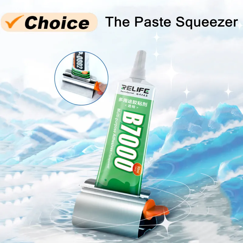 1PC Multi-purpose Stainless Steel Paste Squeezer Glue Toothpaste Facial Cleanser Skincare Products Tube Items Squeezing Tool