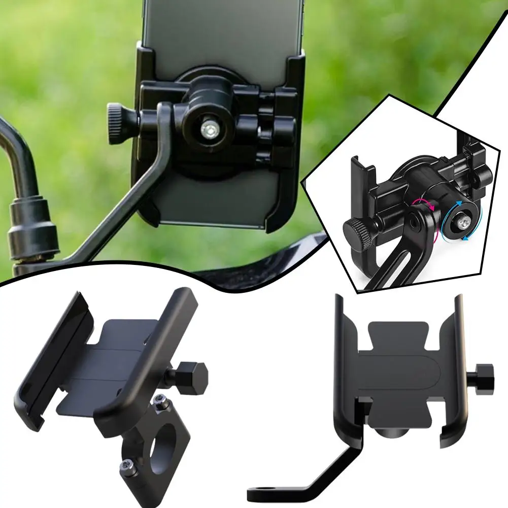 

Aluminum Alloy Motorcycle Bicycle Mobile Phone Holder Bracket Multi-specification Mobile Bracket Clip GPS Handlebar Mountin I5Y8