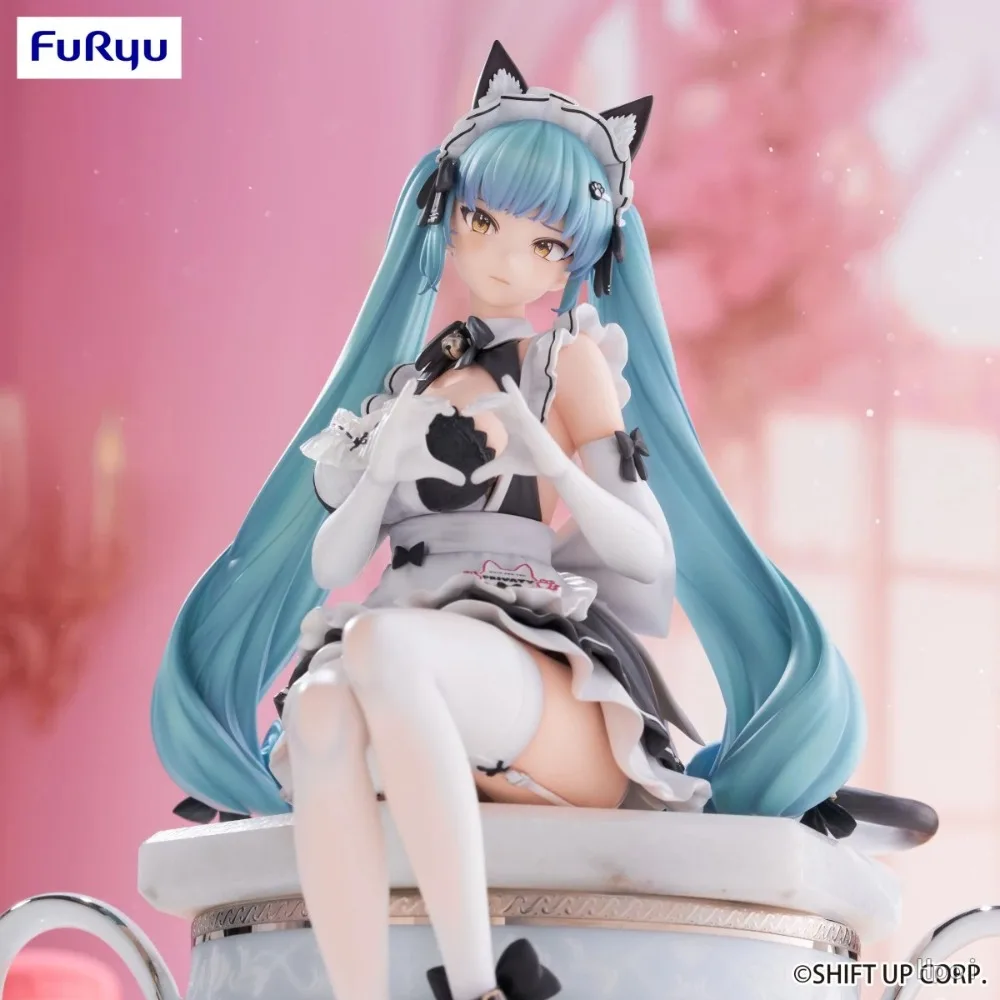 In Stock FuRyu Original Genuine Goddess of Victory: Nikke Privaty Unkind Maid 15cm Anime Model Toys Noodle Stopper Figure Gift view 3