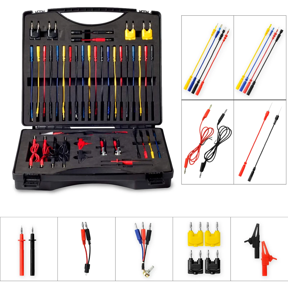 Professional Auto Test Kit Special Test Leads Full Set Vehicle In-Depth Circuit Fault Detection Car Truck Repair Workshop Tool