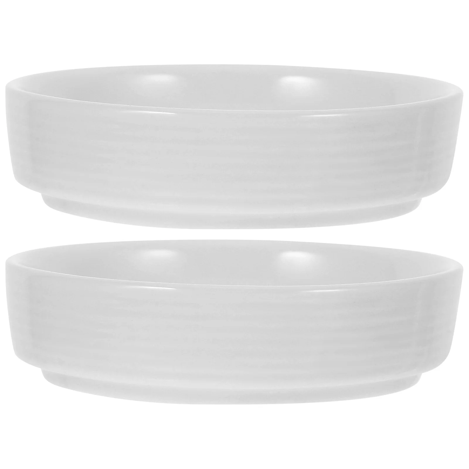 

2 Pcs Ceramic Seasoning Dishes Dipping Sauce Bowls Multipurpose Soy Condiment Small