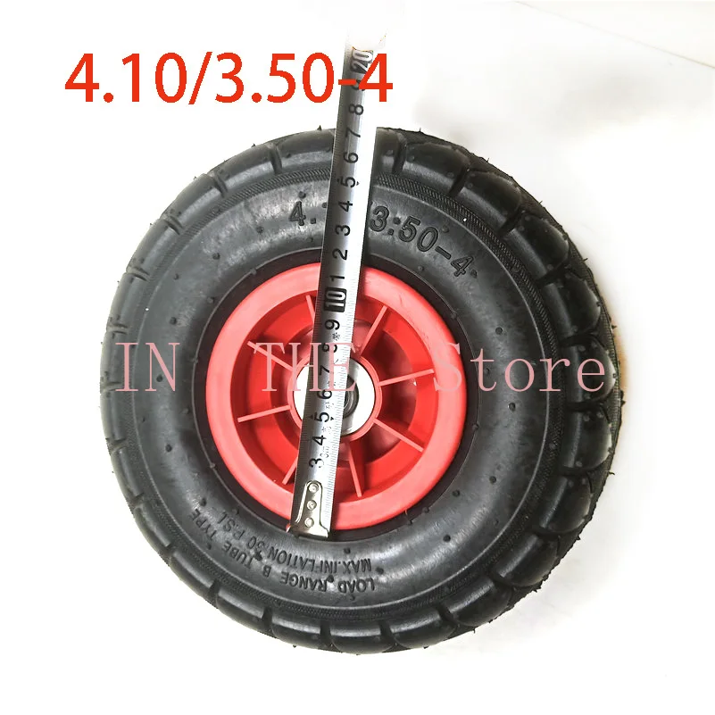 High quality 4.10/3.50-4 rubber Inflatable Canoe trolley transport wheel tire accessories canoe  paddle board