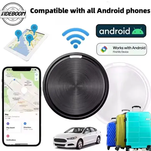 안드로이드용 블루투스 차량 미니 GPS 트래커, 키, 지갑, 가방 찾기, 구글 내 기기 찾기 앱과 호환되는 키 찾기 로케이터