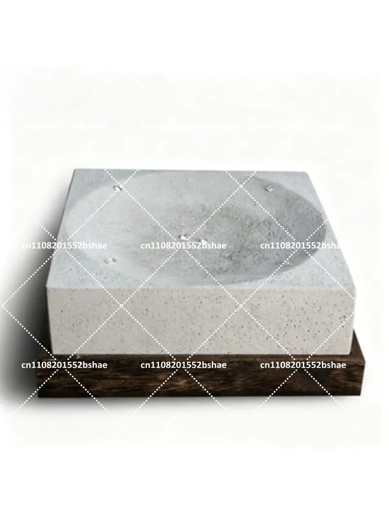 Zen Water Dew Drop Flowing Art Installation Ornament for Hotel Front Desk Decor