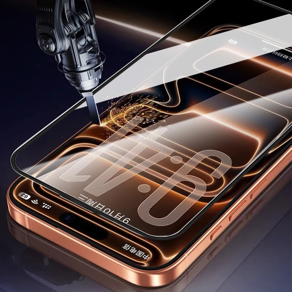 1-3 مجموعات من الزجاج المقسى لهاتف iPhone 17 Pro Max Air سهلة التركيب طبقة حماية للشاشة مضادة للخدش مع زجاج عدسة الكاميرا