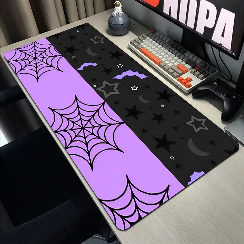 Spider Web Aesthetic Mouse Pad Computer Accessory Mousepad Company Xxl Mat Extended Rug Gaming Desk Office Carpet Table Cushion