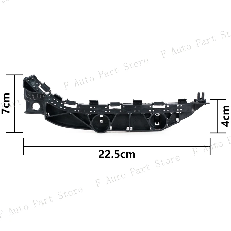 2PCS Front Bumper Fixed Bracket Support Holder For Honda Civic FD1 FD2 2006-2011/Ciimo C14 2012-2014 71198SNB003 71193SNB003