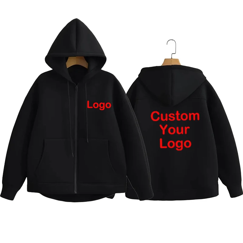 Custom Your Design Vintage Hooded Women Teenagers Trendy Winter Vacation Clothes Elegant Sports Hip hop Tops DropShipping Chic