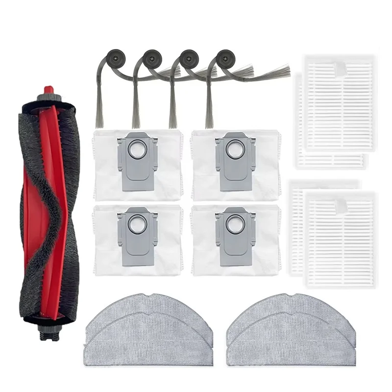 ABLE-メインブラシサイドブラシフィルターモップクロス交換部品 Roborock Q7 M5/Q7 M5+/Q7 L5/Q7 L5+/Q7 TF/Q7 TF+ Plus用