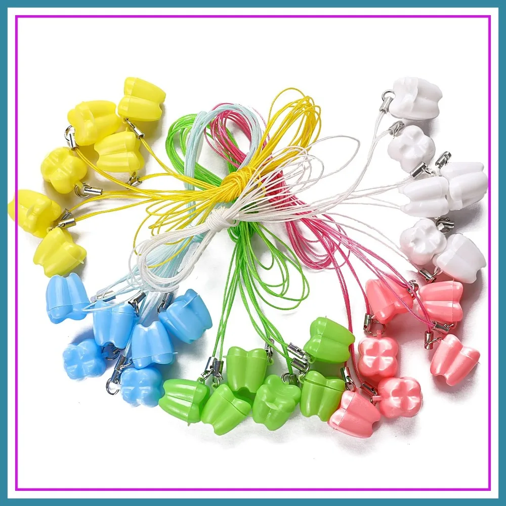 

30 Pcs Lost Teeth Saver Necklace & Organizer - Milk Teeth Storage Box with Necklace Case