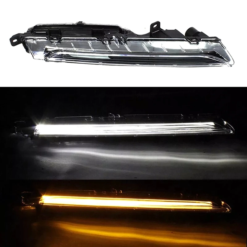 AU05 -Front Bumber LED Daytime Running Light Turn Signal Light For Porsche Cayenne 2018-2020