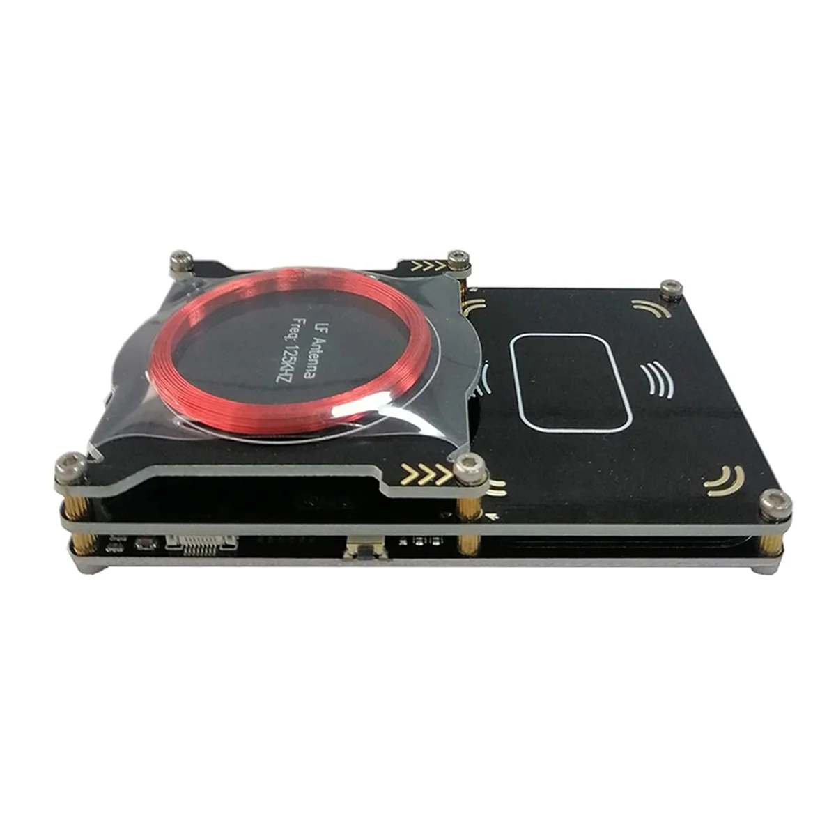 FZFZ ترقية 512k Proxmark3 Easy V3.0 RDV4 الذاكرة ID M1 IC المدمج في قارئ بطاقات التعريف بالإشارات الراديوية هوائي متكامل فك التشفير