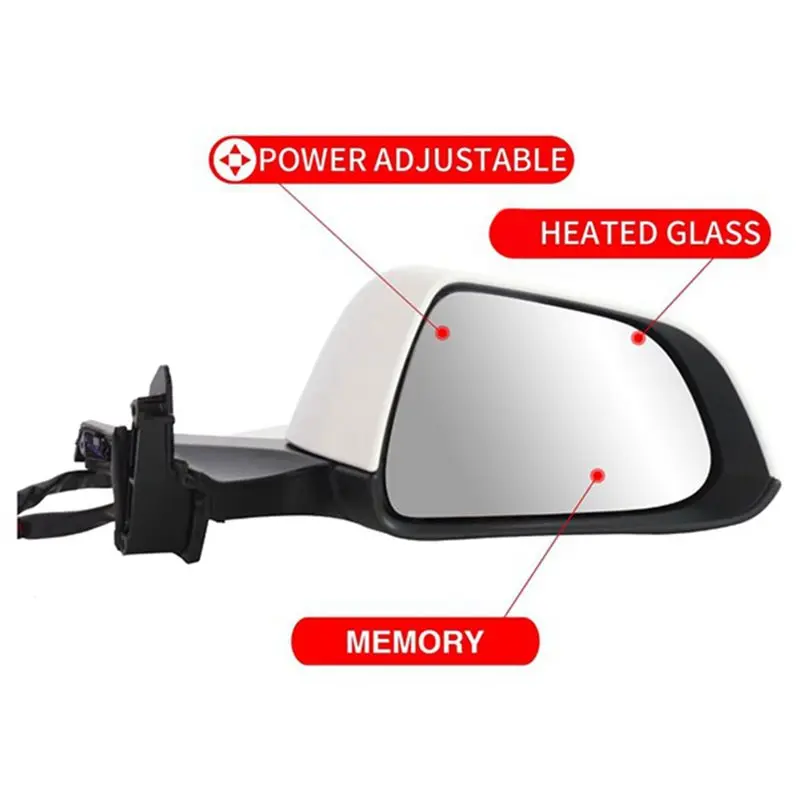 Car Side Rearview Mirror Assembly 10 Wire Power Fold Heated Rearview Mirror For Tesla Model 3 2017-2023 Right