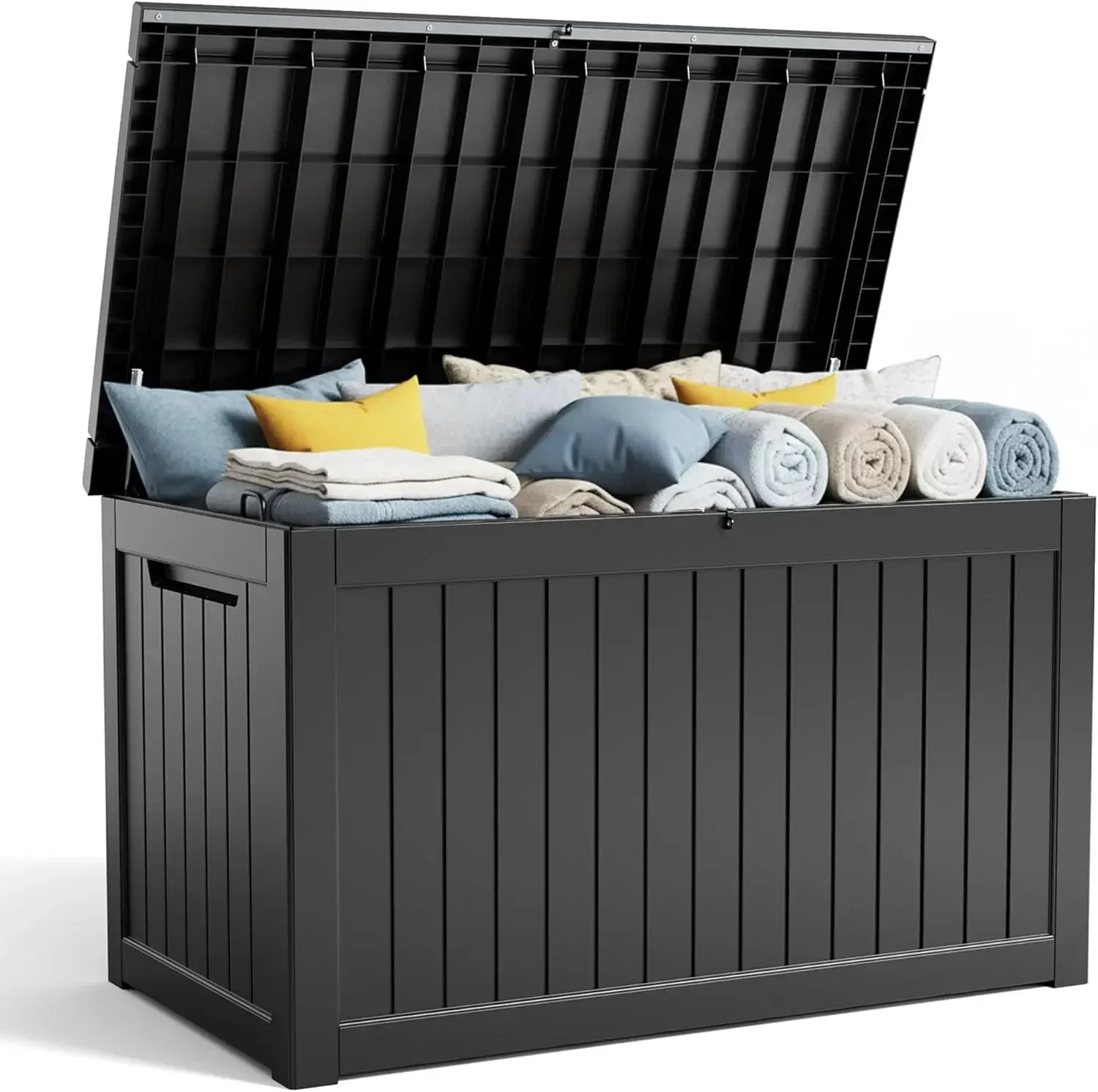 Deck Box - 280 Gallon Large Outdoor Storage box,Waterproof Patio Furniture and Storage Deck - Lockable and UV Resistant, Perfect