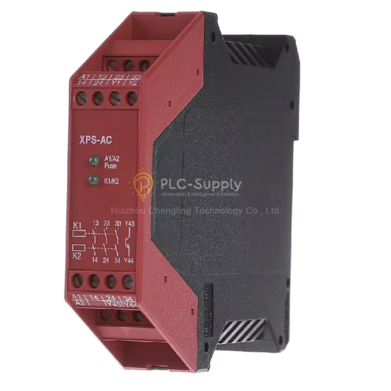 

Safety relay 24V AC/DC EN954-1 Cat 3 XPSAC5121 Relay | PLC-Supply