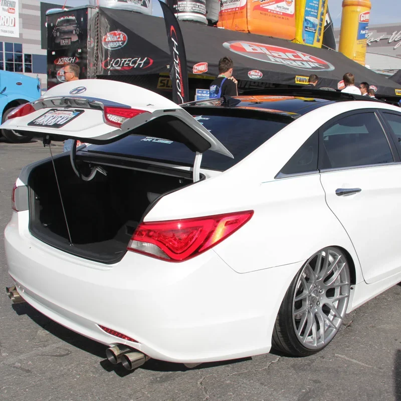 Glossy Black Roof Spoiler for Hyundai Sonata 8 2011 - 2014 Auto Rear Trunk Wing ABS Plastic Refit Accessories