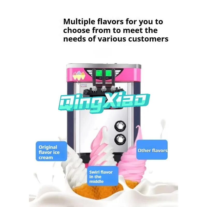 High Capacity Commercial Ice Cream  Machine Easy To Use Cost Effective For Catering Parties Queues Small Business Practical Tool