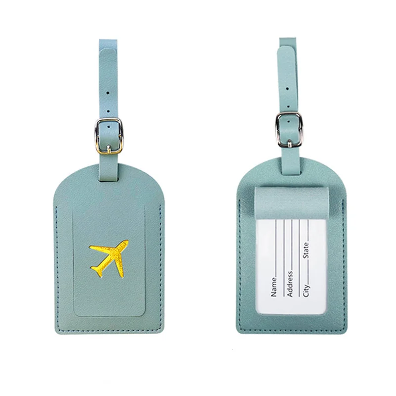 Etichette Bagaglio In Pelle Sintetica | Eleganti E Resistenti Per Valigia E Carta D'Identità