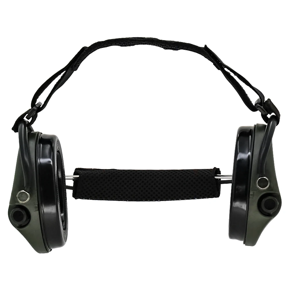 Auriculares Airsoft Tactical con cancelación de ruido, orejeras de esponja superior, edición sin micrófono