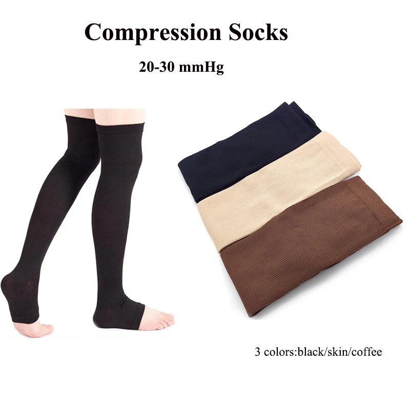 

High Compression Socks Leg Support Stretch Compression Socks Anti Fatigue Pain Relief Knee High Stockings Socks for Men Women