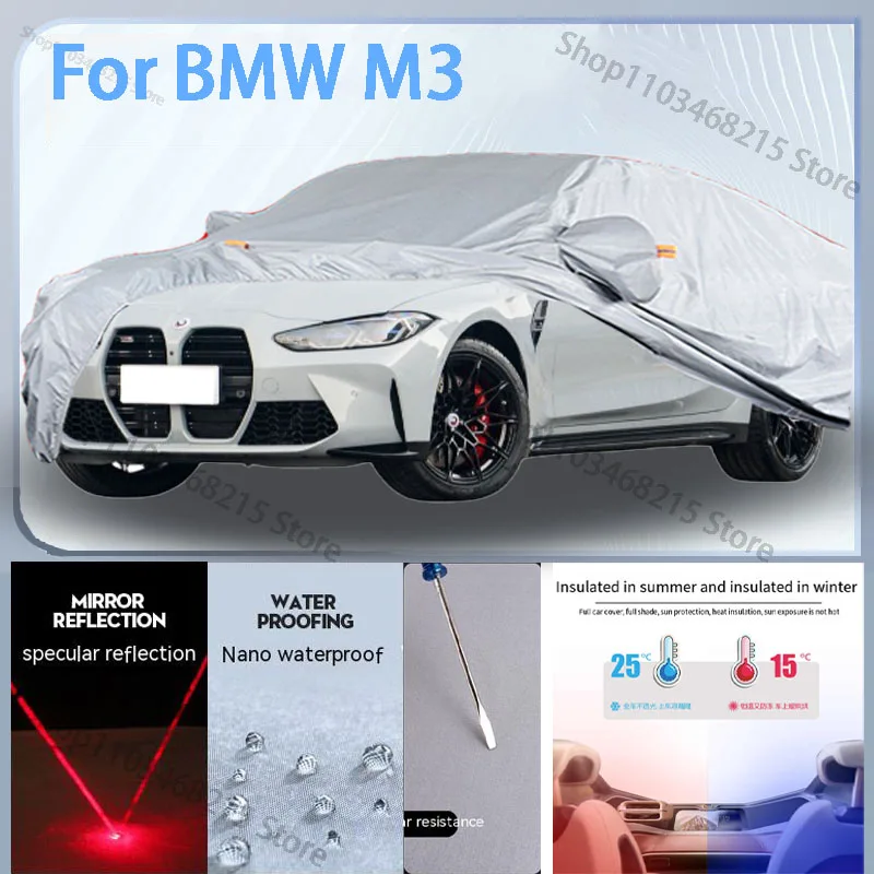 

For BMW M3 Full Car cover with UV protection and Winter Insulation roles,Rainproof,Snowproof Ati-frost properties.