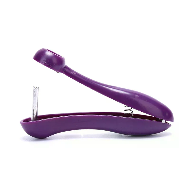 Hand Squeeze Cherry Olive Pitter Fruit Stone Remover Portable Jujube Date Core Pit Remover Household Kitchen Tool Holiday Gift