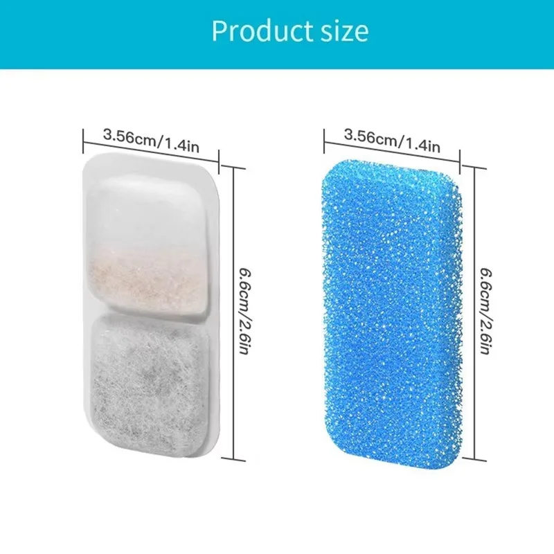 8 Set Cat Water Fountain Filters For Oneisall Automatic Pet Water Fountain Replacement Filters And Sponges gallery 1