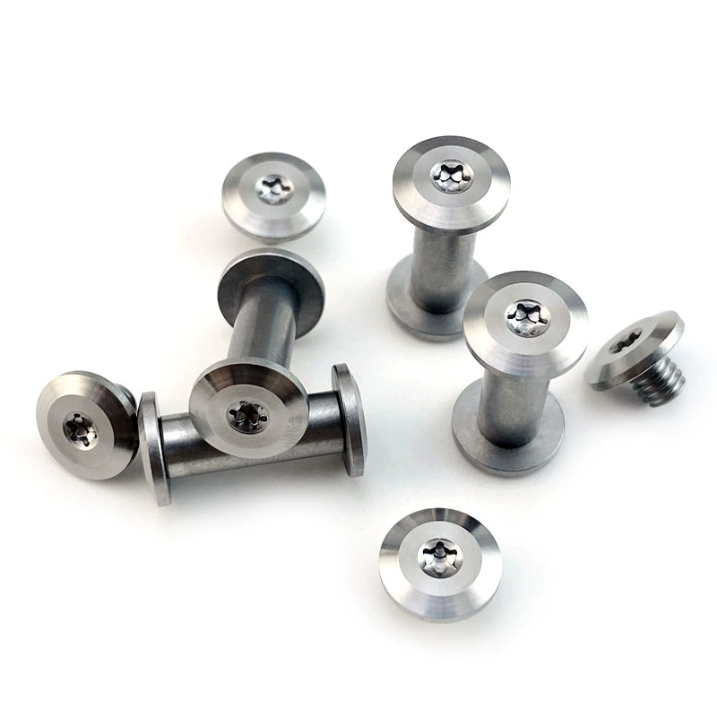 10Sets Stainless Steel Screw for Diy Knife Handle Making Material T8 Plum Nails Straight Knife Folding Knife Handle Screw