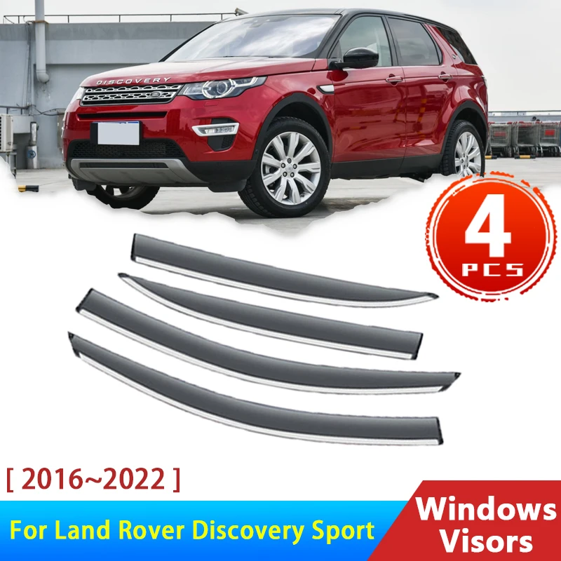 

Deflectors for Land Rover Discovery Sport L550 2016~2022 2019 Accessories Car Window Visors Rain Eyebrow Guards Visor Protector