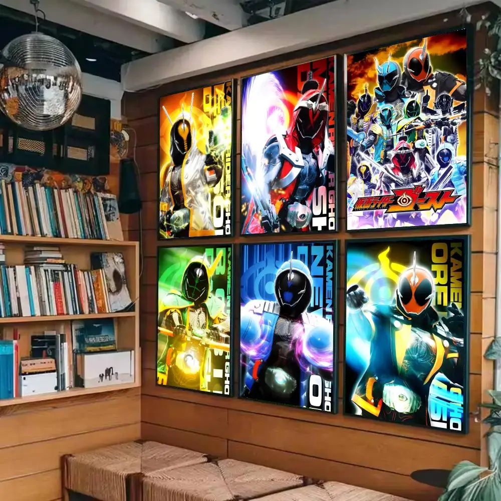 Kamen Rider Ghost Second Poster Sticky Painting Prints Wall Art Waterproof Home Living Bed Room Bar Cafe Aesthetic Decor