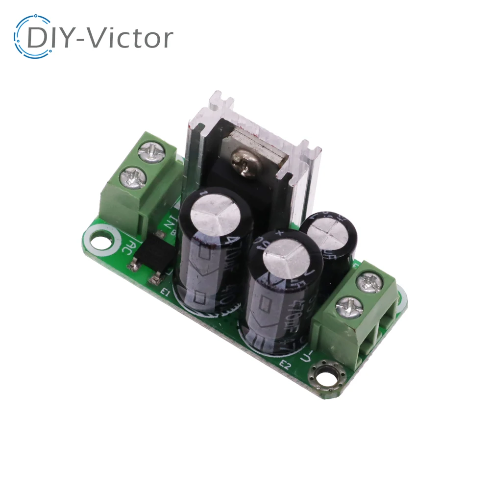 Pojedynczy regulowany moduł zasilania DC 5V 9V 12V 15V 24V prostownik płyta filtra 7805/ 7809 / 7812/ 1A do wzmacniacza audio