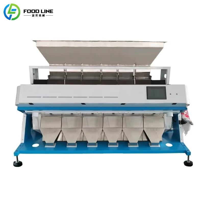 Automatic Nut Color Sorter Machine CCD Camera Optical Sorting Equipment for Almond Cashew Peanut Grain Industry Customized