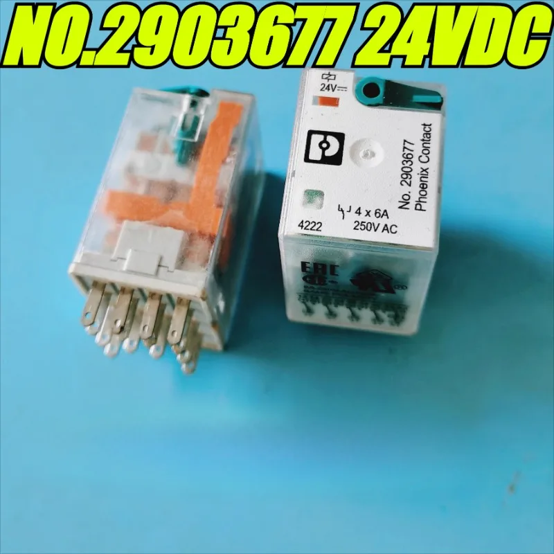（Brand New Original）1pcs/lot 100% original genuine relay:NO.2903677 24VDC Intermediate relay 14pins DC24V