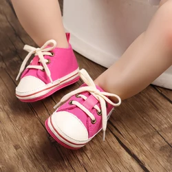 New Baby Shoes Leather Boy Girl Shoes Multicolor Toddler Rubber Sole Prewalker Anti-Slip First Walkers