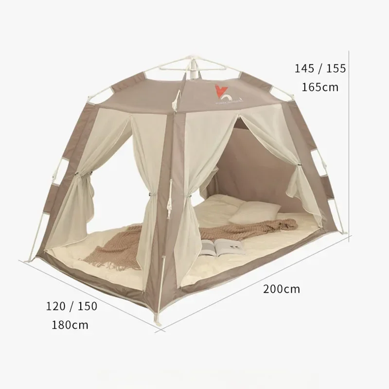 2 Second Fully Automatic Quick Open Children's Winter Bed Tent Indoor Household Adult Sleeping Ground Thickened Insulation