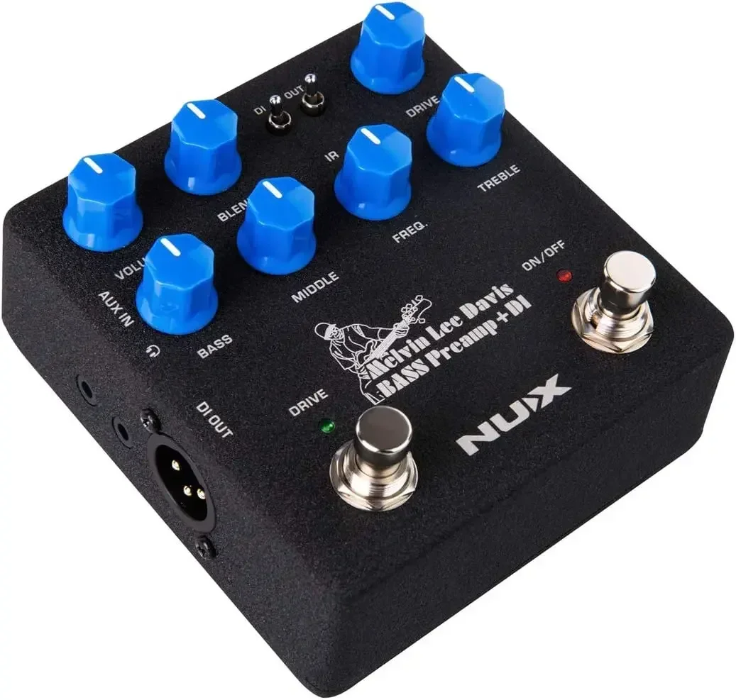 NUX MLD Bass Preamp DI NBP-5 Effect Pedal DI Box  Impulse Response (IR) Loader Audio Interface Guitar Accessories