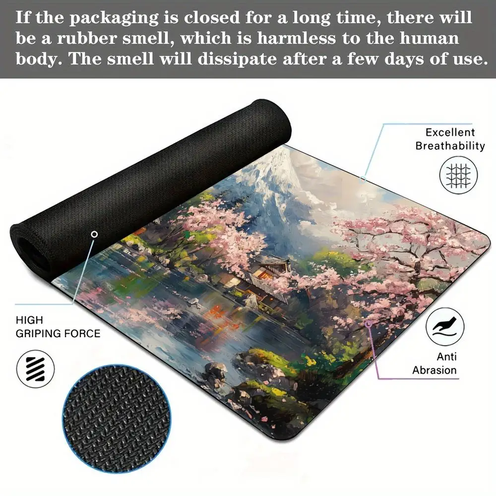 Elegant village scenery Mouse Pad Desk Mat Large Computer Office Carpet XXL Mousepad Gamer Gaming PC Accessories Keyboard Rug 5