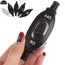 1PCS 3A 250V On/Off Waterproof In Line Switch Cord Switch Round Wire Silver Contact Double Cut Switch Dust Switch Cord Switch